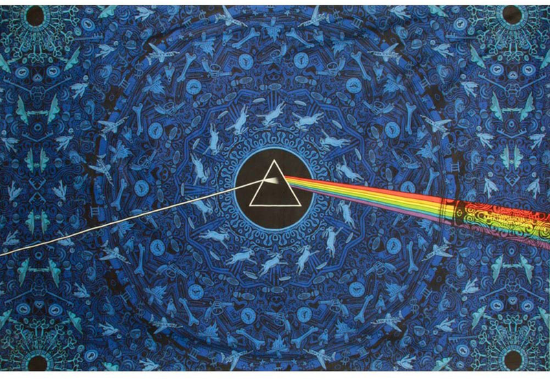Sunshine Joy Pink Floyd The Dark Side Of The Moon Tapestry Lyrics Purple 60x90 Inches
