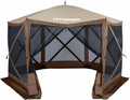 Pamapic 12 x 12 Portable Pop up Gazebo, Outdoor Camping Gazebo Tent, UV Protection Tent, Includes Carrying Bag (Brown) Home & Garden > Lawn & Garden > Outdoor Living > Outdoor Structures > Canopies & Gazebos Pamapic Brown  