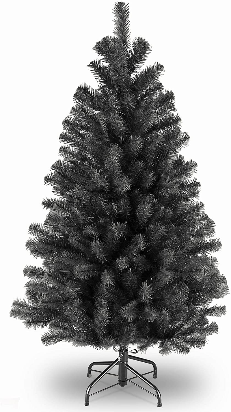 National Tree Company Artificial Christmas Tree | Includes Stand | North Valley Black Spruce - 4.5 ft Home & Garden > Decor > Seasonal & Holiday Decorations > Christmas Tree Stands National Tree Company 4.5 ft  