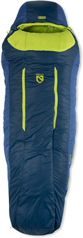 Nemo Forte Ultralight Synthetic Sleeping Bag (20 & 35 Degree) - Men'S & Womens Sporting Goods > Outdoor Recreation > Camping & Hiking > Sleeping Bags Nemo Glow/Abyss 20-Degree, Regular (Men's) 