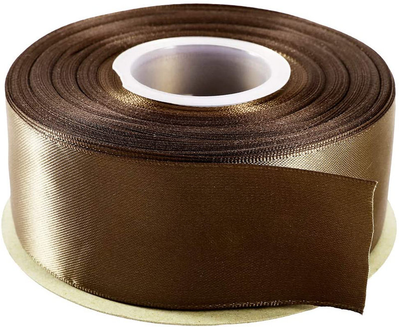 ITIsparkle 11/2" Inch Double Faced Satin Ribbon 25 Yards-Roll Set for Gift Wrapping Party Favor Hair Braids Hair Bow Baby Shower Decoration Floral Arrangement Craft Supplies, Vanilla Ribbon Arts & Entertainment > Hobbies & Creative Arts > Arts & Crafts > Art & Crafting Materials > Embellishments & Trims > Ribbons & Trim ITIsparkle Dark Olive  