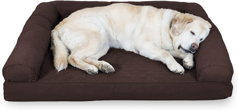 Furhaven Orthopedic Dog Beds for Small, Medium, and Large Dogs, CertiPUR-US Certified Foam Dog Bed Animals & Pet Supplies > Pet Supplies > Dog Supplies > Dog Beds Furhaven Quilted Coffee Cooling Gel Foam Jumbo (Pack of 1)