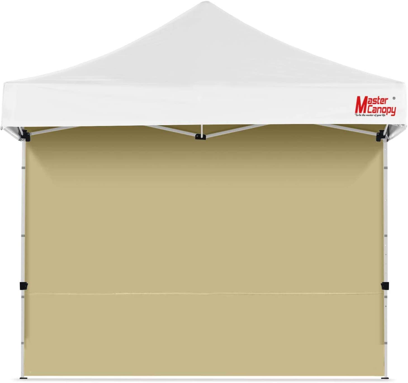MASTERCANOPY Instant Canopy Tent Sidewall for 10x10 Pop Up Canopy, 1 Piece, White Home & Garden > Lawn & Garden > Outdoor Living > Outdoor Structures > Canopies & Gazebos MASTERCANOPY Beige 8x8 