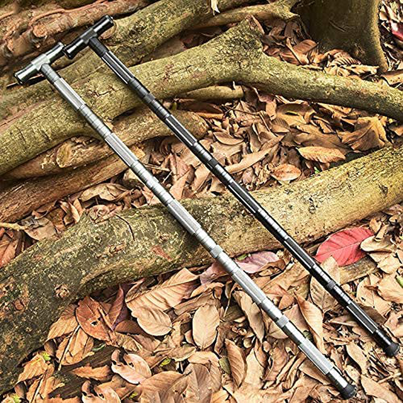 GZPANDA Alpenstocks Walking Poles Outdoor Camping Defense Stick Safety Multi-Functional Home Rod Hiking Survival Tools Sporting Goods > Outdoor Recreation > Camping & Hiking > Hiking Poles GZPANDA   