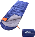 Kuzmaly Camping Sleeping Bag 3 Seasons Lightweight &Waterproof with Compression Sack Camping Sleeping Bag Indoor & Outdoor for Adults & Kids… Sporting Goods > Outdoor Recreation > Camping & Hiking > Sleeping BagsSporting Goods > Outdoor Recreation > Camping & Hiking > Sleeping Bags Kuzmaly Dark blue Orange Single 