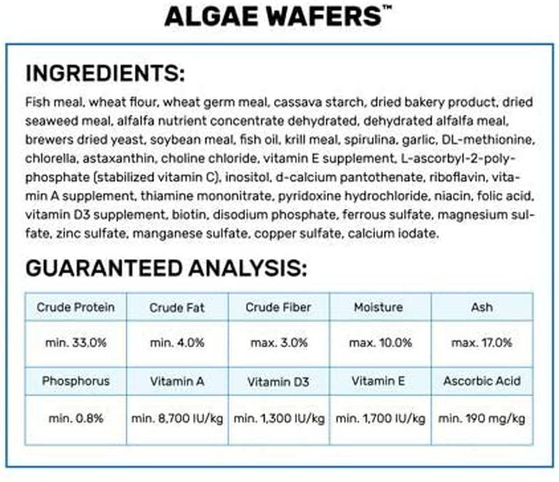 Hikari Usa Inc AHK21328 tropical Algae Wafer 8.8-Ounce Animals & Pet Supplies > Pet Supplies > Fish Supplies > Fish Food Hikerman 99020262   