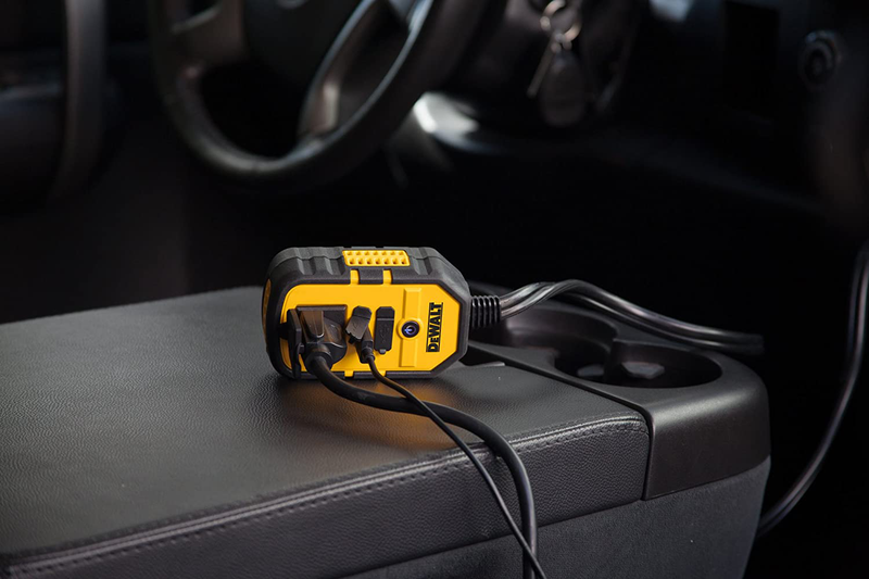 DEWALT DXAEPI140 Power Inverter 140W Car Converter: 12V DC to 120V AC Power Outlet with Dual 3.1A USB Ports Sporting Goods > Outdoor Recreation > Camping & Hiking > Camping Tools DEWALT   