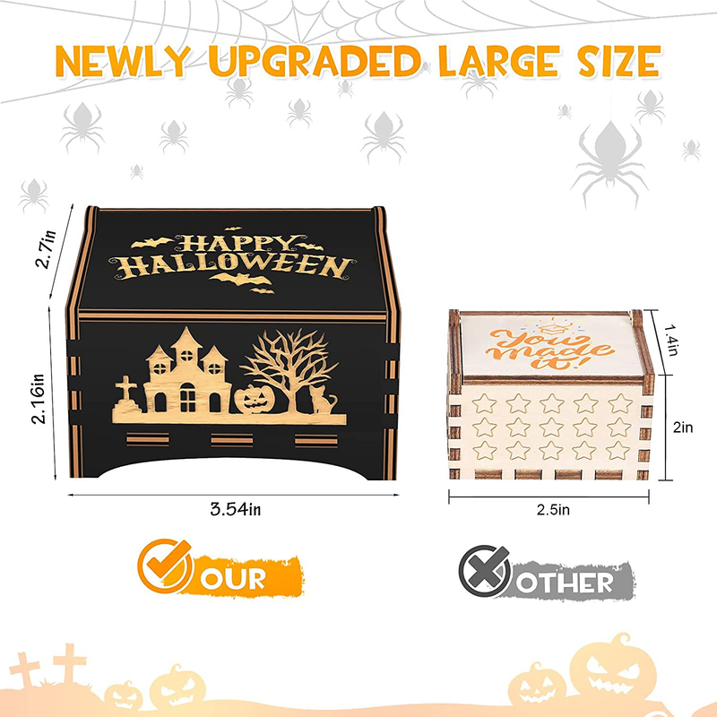 Officygnet Halloween Party Gifts for Women/Kids/Girls/Boys/Toddler/Adults - The Nightmare Before Christmas Classic Music Box - Halloween Wooden Clockwork Vintage Musical Box, Plays This is Halloween Arts & Entertainment > Party & Celebration > Party Supplies Officygnet   