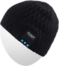 Rotibox Bluetooth Beanie Hat Wireless Headphone for Outdoor Sports Xmas Gifts  Rotibox A3-BB011-Black  