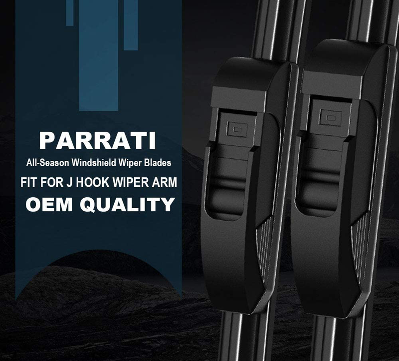 PARRATI Premium All-Season Windshield Wiper Blades OEM QUALITY 26"+16" (Set of 2)