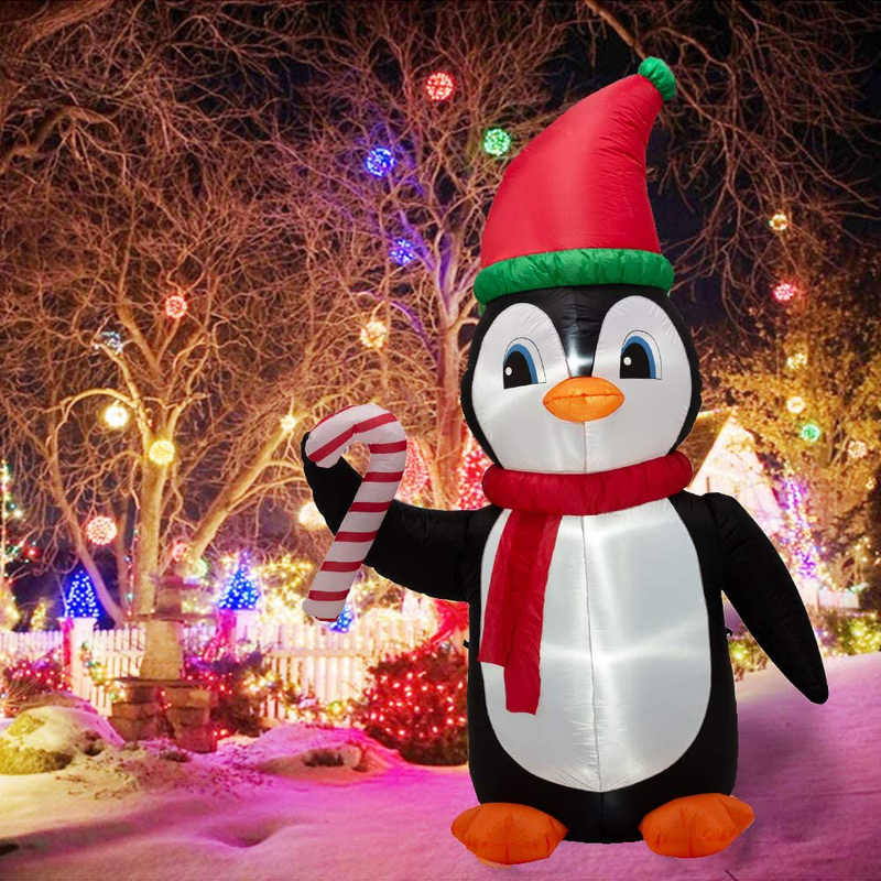 eUty Christmas Inflatable Decoration 7 Feet Santa on Red Truck Built-in Lights Outdoor & Indoor Holiday Yard Decor Blow Up Festival Decor Home & Garden > Decor > Seasonal & Holiday Decorations& Garden > Decor > Seasonal & Holiday Decorations eUty Cute Penguin  
