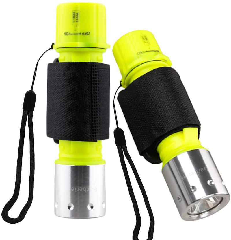 Garberiel 2 Pack Scuba Diving Flashlight, Super Bright Dive Light 3 Modes Underwater Waterproof Torch for Scuba Diving, Night Snorkeling (Battery Not Include) Home & Garden > Pool & Spa > Pool & Spa Accessories Garberiel Default Title  