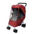 Gihims Universal Baby Stroller Accessories，Stroller Rain Cover & Mosquito Net,Waterproof,Windproof Protection,Travel Umbrella Cover for Most Strollers,Outdoor Use，Easy to Install and Remove Sporting Goods > Outdoor Recreation > Camping & Hiking > Mosquito Nets & Insect Screens Gihims RED  