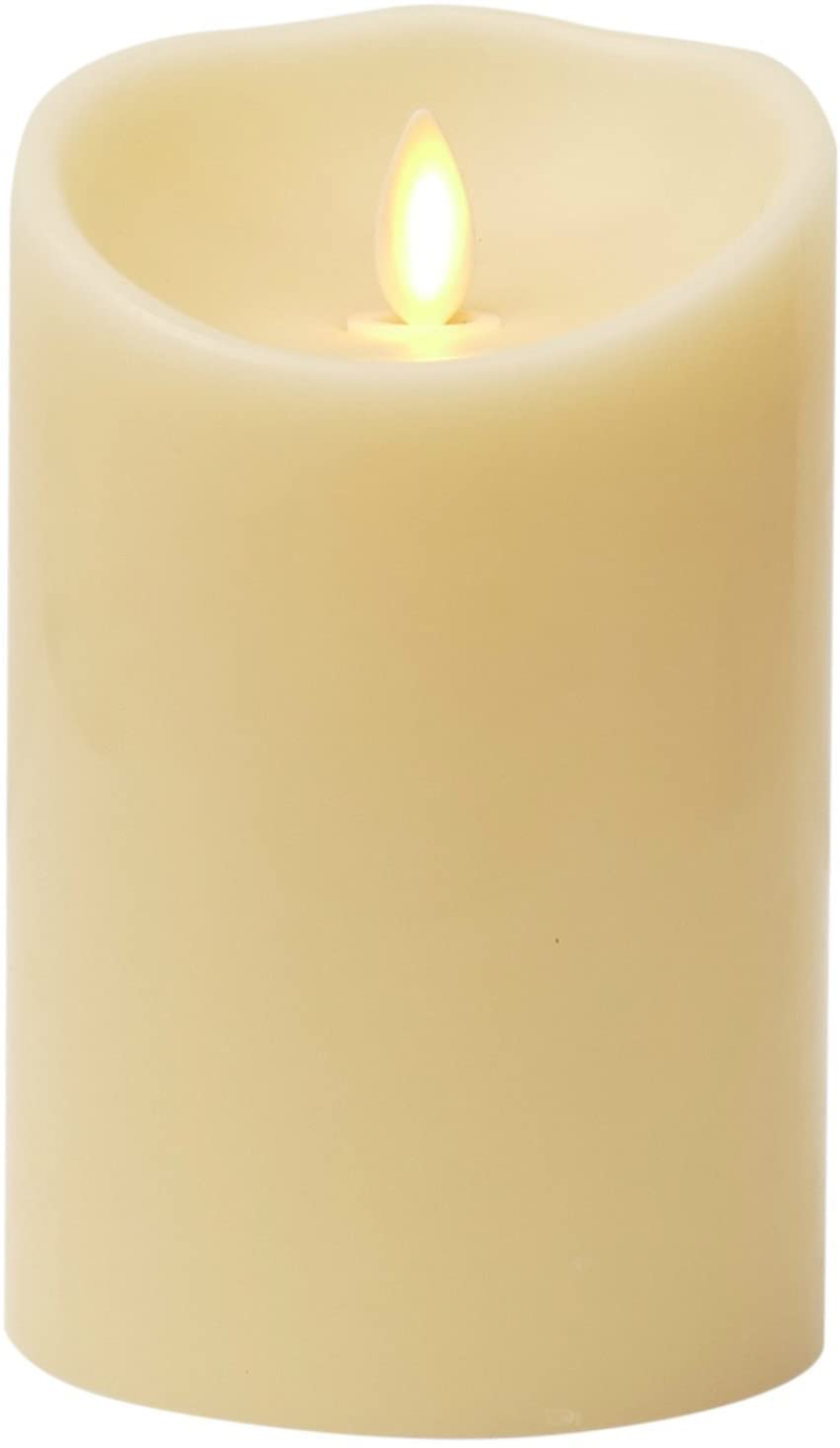 Darice Luminara Flameless Candle - Ivory Wax Unscented Classic Pillar - 5 in Home & Garden > Decor > Home Fragrances > Candles Luminara Default Title  