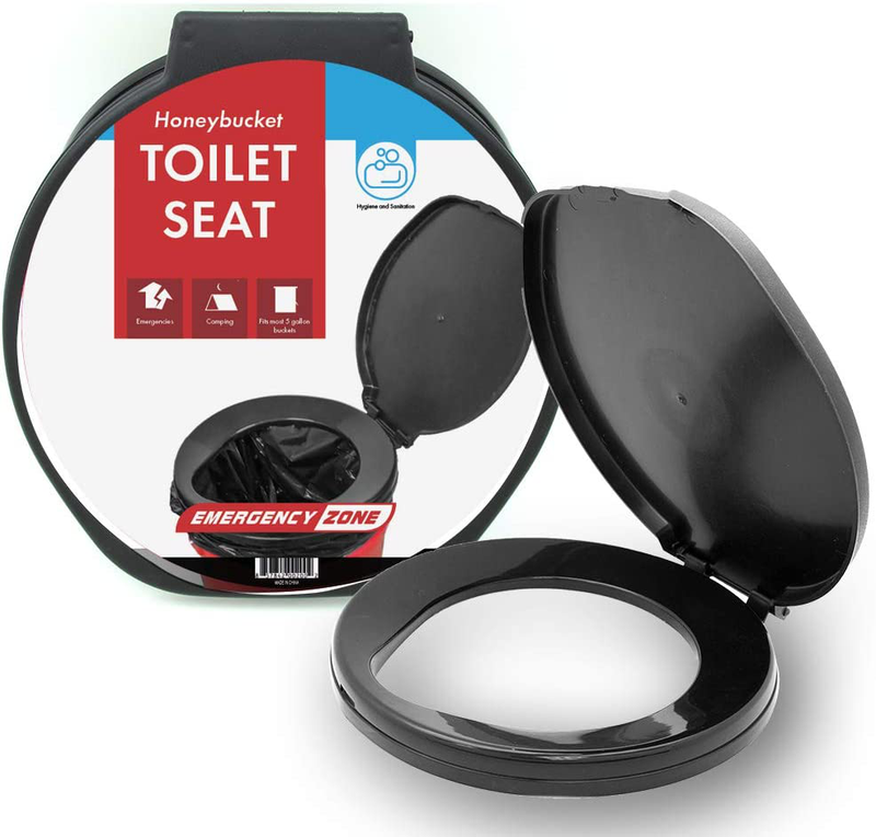 Emergency Zone Brand Honey Bucket Emergency Toilet Seat, Single Pack Sporting Goods > Outdoor Recreation > Camping & Hiking > Portable Toilets & ShowersSporting Goods > Outdoor Recreation > Camping & Hiking > Portable Toilets & Showers Emergency Zone 1  