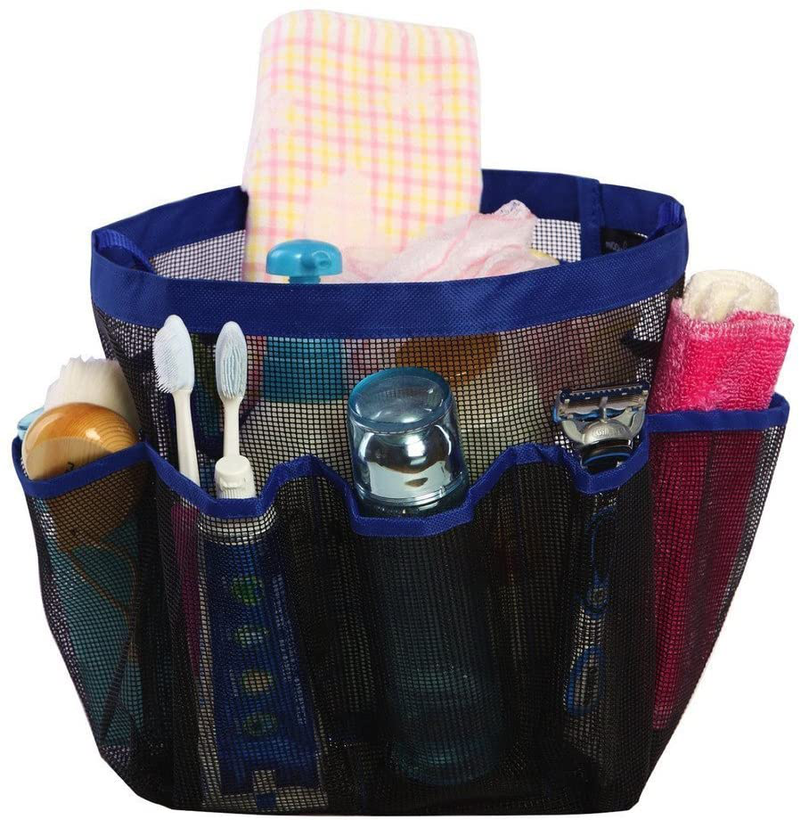 Eoocvt Mesh Shower Caddy, 8 Pockets Quick Dry Hanging Toiletry Tote Bag for Bathroom Shower Organizer Accessories (Blue) Sporting Goods > Outdoor Recreation > Camping & Hiking > Portable Toilets & ShowersSporting Goods > Outdoor Recreation > Camping & Hiking > Portable Toilets & Showers eoocvt   