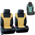 FH Group Sports Fabric Car Seat Covers Pair Set (Airbag Compatible), Gray / Black- Fit Most Car, Truck, SUV, or Van Vehicles & Parts > Vehicle Parts & Accessories > Motor Vehicle Parts > Motor Vehicle Seating ‎FH Group Yellow  