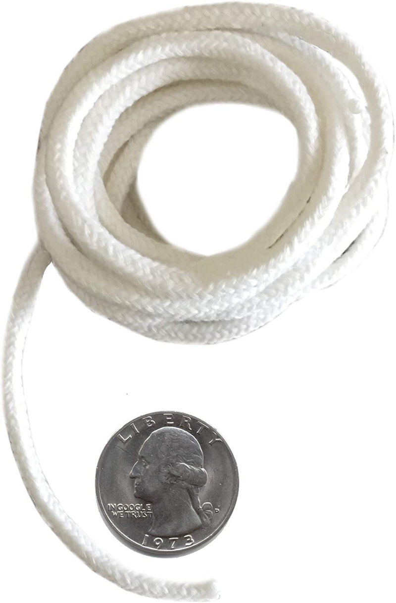 Firefly Brand - 5 Feet of 3.6mm Braided Eco Cotton Replacement Wick for Oil Lamps and Candles. Home & Garden > Lighting Accessories > Oil Lamp Fuel Firefly 3.6 MM  