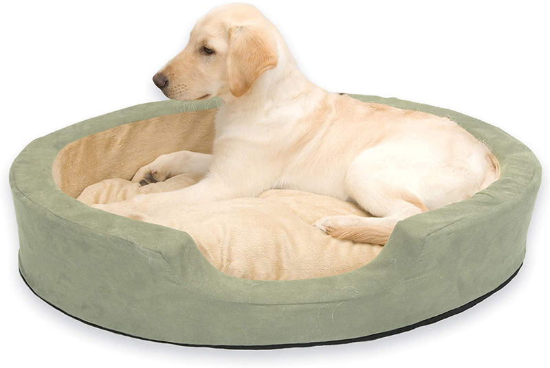 K&H PET PRODUCTS Heated Thermo-Snuggly Sleeper Indoor Pet Bed for Dogs, Multiple Sizes Animals & Pet Supplies > Pet Supplies > Cat Supplies > Cat Beds K&H PET PRODUCTS Retail Package Large (24 in x 31 in) 