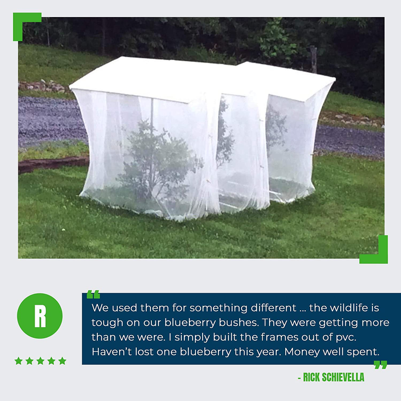 MEKKAPRO XL Mosquito Bug Screen Netting, 10Ft X 20Ft, Garden Netting for Vegetables, Flowers, Fruits, Plants Barrier Insect Bird Sporting Goods > Outdoor Recreation > Camping & Hiking > Mosquito Nets & Insect Screens MEKKAPRO   