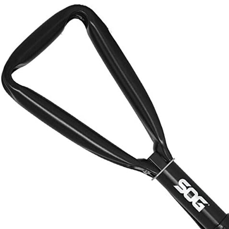 SOG Entrenching Tool- 18.25 Inch Folding Survival Shovel with Wood Saw Edge and Tactical Shovel Carry Case- Black (F08-N) Sporting Goods > Outdoor Recreation > Camping & Hiking > Camping Tools SOG Specialty Knives   