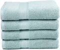 Premium Bamboo Cotton Bath Towels - Natural, Ultra Absorbent and Eco-Friendly 30" X 52" (Grey) Home & Garden > Linens & Bedding > Towels Ariv Duck Egg  