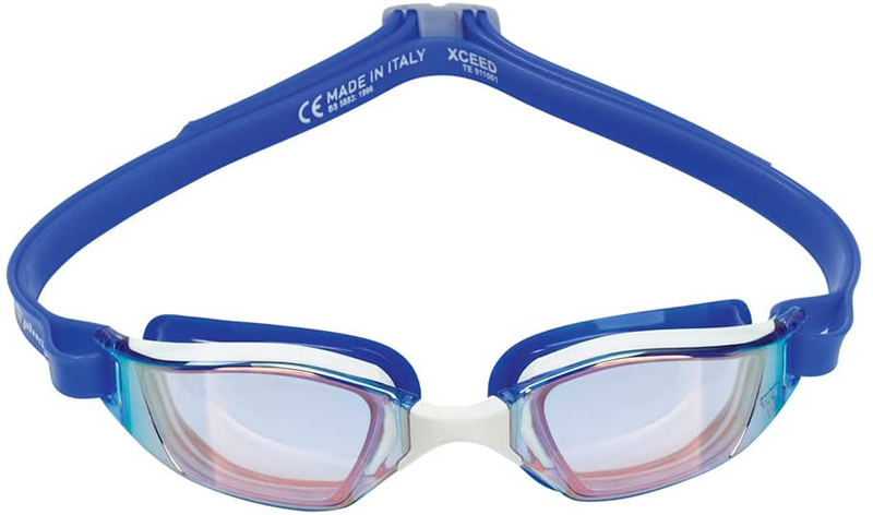 MP Michael Phelps XCEED Swimming Goggles Sporting Goods > Outdoor Recreation > Boating & Water Sports > Swimming > Swim Goggles & Masks MP Michael Phelps Iridescent Mirrored, White & Blue  