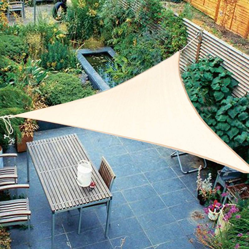Shade&Beyond 15'x15'x21' Sun Shade Sail Triangle Sail Shade Canopy for Patio Lawn Garden Home & Garden > Lawn & Garden > Outdoor Living > Outdoor Umbrella & Sunshade Accessories Shade&Beyond Beige 8'x8'x8' 