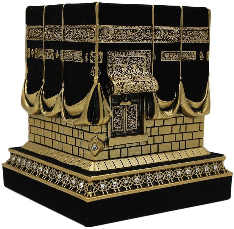 Home Table Decor Kaba Replica Model Showpiece Bookend Eid Gift (Large, Gold) Home & Garden > Decor > Seasonal & Holiday Decorations Gunes Gold Mini 