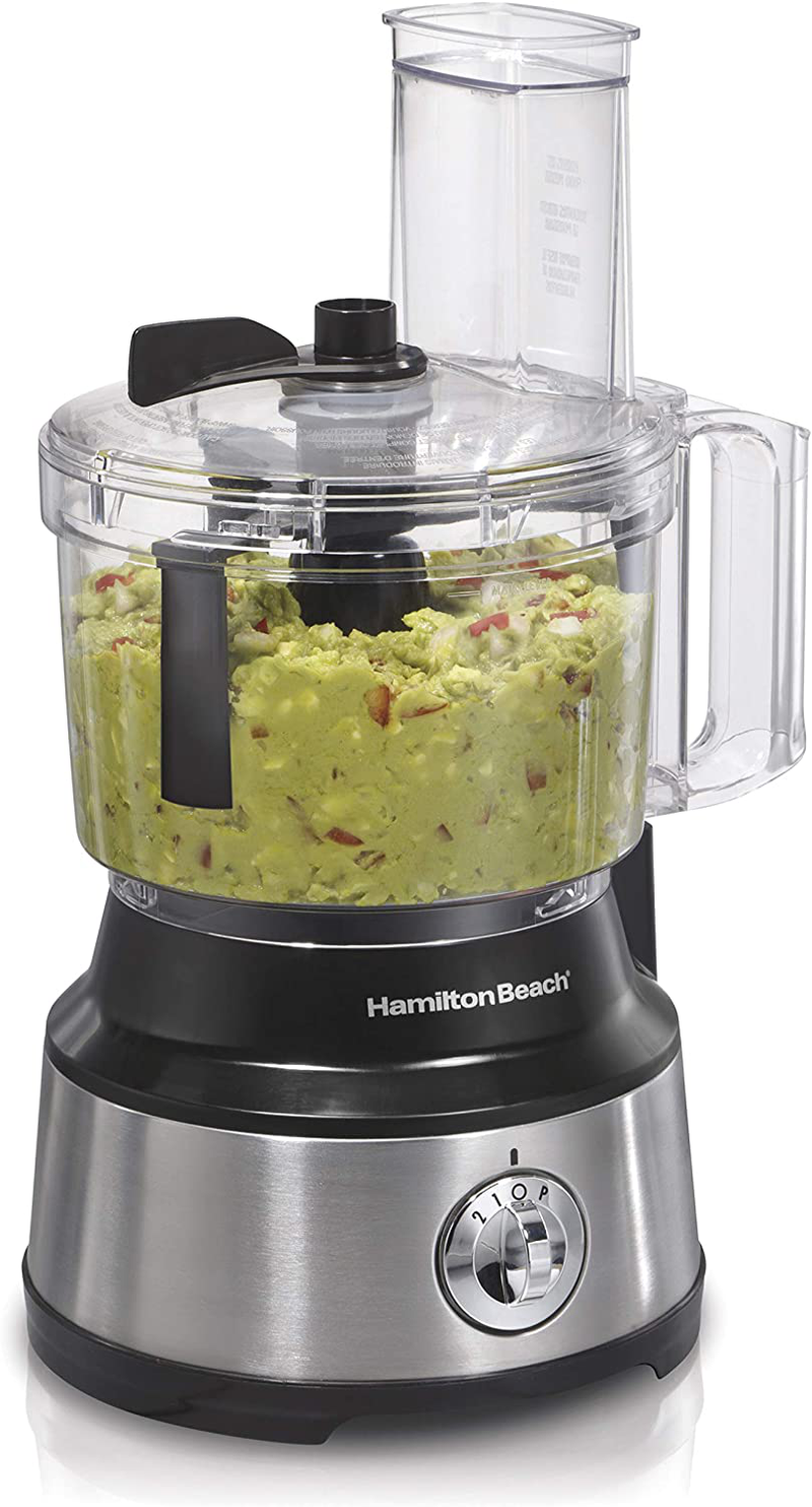 Hamilton Beach Food Processor & Vegetable Chopper for Slicing, Shredding, Mincing, and Puree, 10 Cups - Bowl Scraper, Stainless Steel Home & Garden > Kitchen & Dining > Kitchen Tools & Utensils > Kitchen Knives Hamilton Beach 10 Cups - Bowl Scraper  