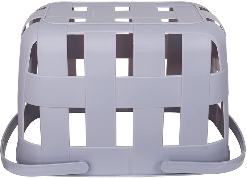 Rejomiik Portable Shower Caddy Basket Plastic Organizer Storage Basket with Handle/Drainage Holes, Toiletry Tote Bag Bin Box for Bathroom, College Dorm Room Essentials, Kitchen, Camp, Gym - Blue Sporting Goods > Outdoor Recreation > Camping & Hiking > Portable Toilets & Showers rejomiik   