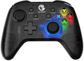 GameSir T4 pro Wireless Game Controller for Windows 7 8 10 PC/iOS/Android/Switch, Dual Shock USB Bluetooth Mobile Phone Gamepad Joystick for Apple Arcade MFi Games, Semi-Transparent LED Backlight Electronics > Electronics Accessories > Computer Components > Input Devices > Game Controllers > Gaming Pads GameSir T4pro  