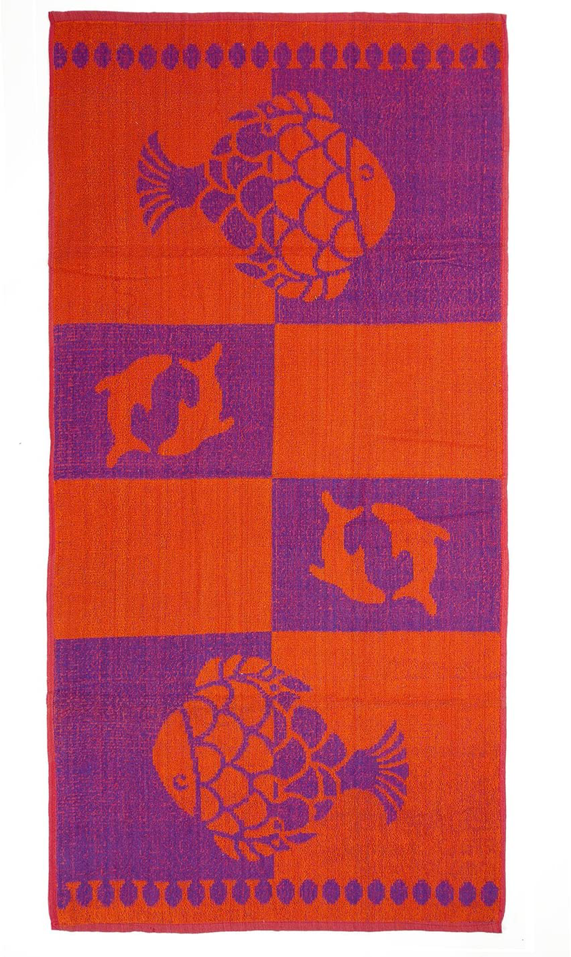 KAUFMAN - Terry Beach & Pool Towel 4-Pack of Assorted Colors - 30in x 60in