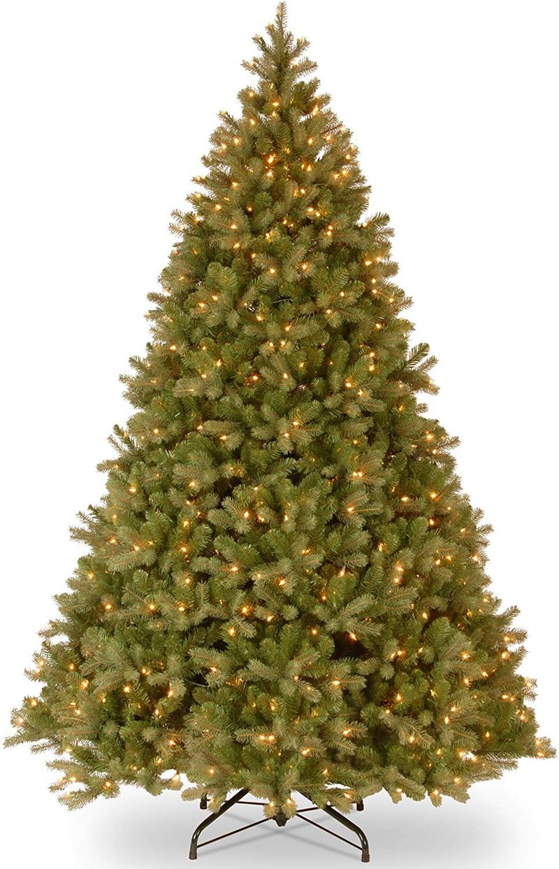National Tree Company 'Feel Real' Pre-lit Artificial Christmas Tree | Includes Pre-strung White Lights and Stand | Downswept Douglas Fir - 4.5 ft Home & Garden > Decor > Seasonal & Holiday Decorations > Christmas Tree Stands National Tree - Drop Ship 10 ft  