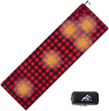 Mantuole Heated Sleeping Bag Pad, Heated Seat Cushion, 5 Heating Zones, Multi USB Power Supported, Operated by Battery Power Bank or Other USB Power Supply, Compact Bag Included. Sporting Goods > Outdoor Recreation > Camping & Hiking > Sleeping BagsSporting Goods > Outdoor Recreation > Camping & Hiking > Sleeping Bags Mantuole Red Flannel  