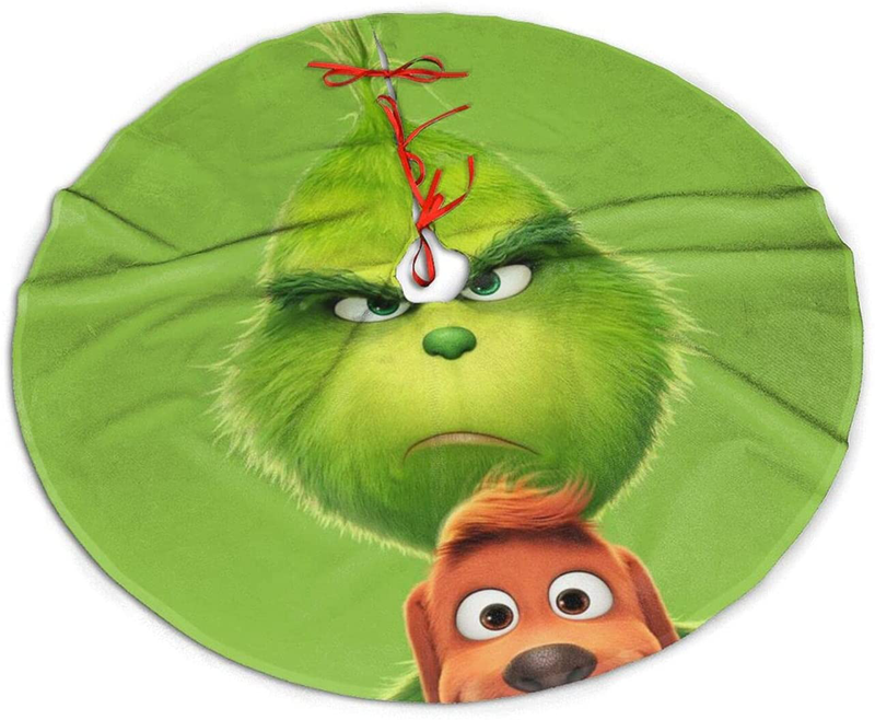 Christmas Tree Skirt, Christmas Decorations Xmas Party Supplies Holiday Tree Ornament for Gift 36 inches Home & Garden > Decor > Seasonal & Holiday Decorations > Christmas Tree Skirts RIEDIOVS Dog Medium 
