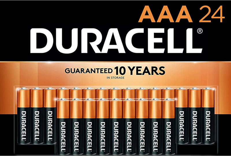 Duracell - CopperTop AAA Alkaline Batteries - Long Lasting, All-Purpose Triple A Battery for Household and Business - 16 Count Electronics > Electronics Accessories > Power > Batteries Duracell 24 Count  