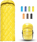 ECOOPRO down Sleeping Bag, 32 Degree F 800 Fill Power Cold Weather Sleeping Bag - Ultralight Compact Portable Waterproof Camping Sleeping Bag with Compression Sack for Adults, Teen, Kids Sporting Goods > Outdoor Recreation > Camping & Hiking > Sleeping Bags ECOOPRO Yellow Rectangle 