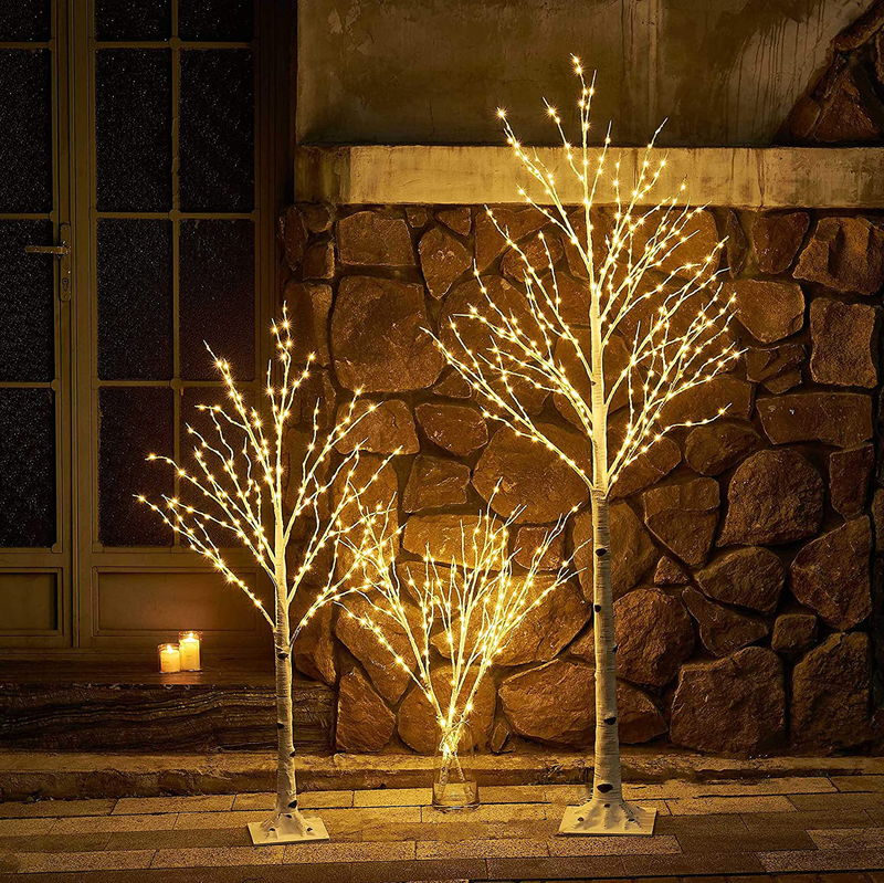 LITBLOOM Lighted Birch Twig Tree with Fairy Lights 4FT 200LED 6FT 330LED Warm White for Indoor Outdoor Home Fall Thanksgiving Christmas Decoration Home & Garden > Decor > Seasonal & Holiday Decorations& Garden > Decor > Seasonal & Holiday Decorations LITBLOOM   