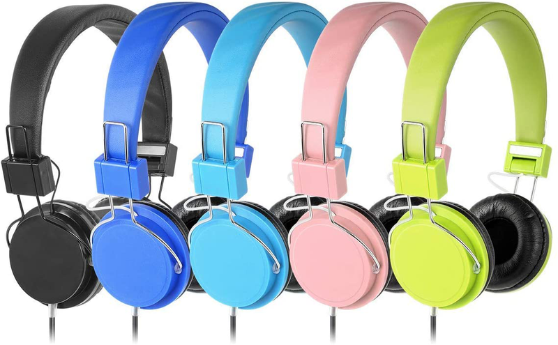 Kaysent Heavy Duty Classroom Headphones Set for Students - (KPB-10Mixed) 10 Packs Multi-Colors Kids' Headphones for School, Library, Computers, Children and Adult(No Microphone) Electronics > Audio > Audio Components > Headphones & Headsets > Headphones Kaysent 10 Mixed  