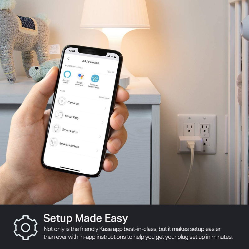 Kasa Smart Plug HS103P2, Smart Home Wi-Fi Outlet Works with Alexa, Echo, Google Home & IFTTT, No Hub Required, Remote Control,15 Amp,UL Certified, 2-Pack Home & Garden > Kitchen & Dining > Kitchen Appliances Kasa Smart   