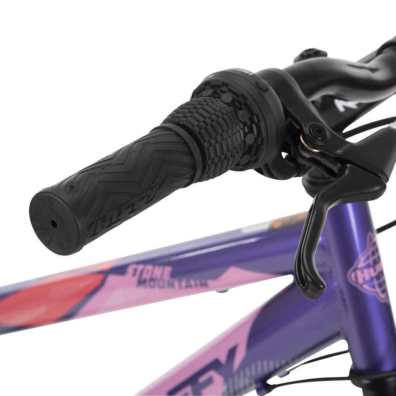 Huffy Hardtail Mountain Bike, Stone Mountain, 24 inch 21-Speed, Lightweight, Purple (74818) Sporting Goods > Outdoor Recreation > Cycling > Bicycles Huffy   
