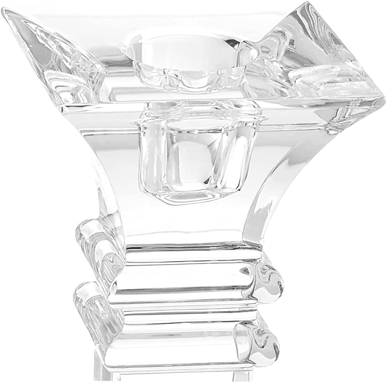Marquis By Waterford Treviso Collection 6" Candle Sticks, 6", Clear Crystalline Home & Garden > Decor > Home Fragrance Accessories > Candle Holders Marquis By Waterford   