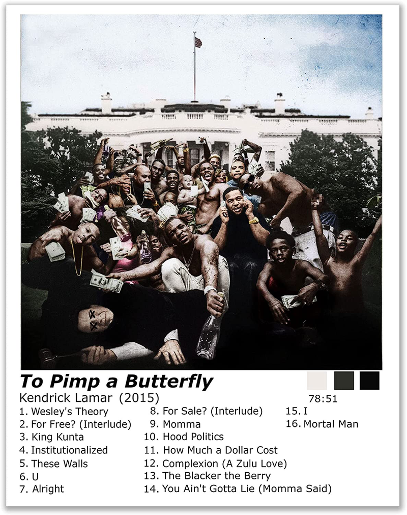 Kendrick Lamar Posters Wall Art Decor Prints Photos Pics - Set of 4 (11X14) Inch Home & Garden > Decor > Artwork > Posters, Prints, & Visual Artwork Blue River   