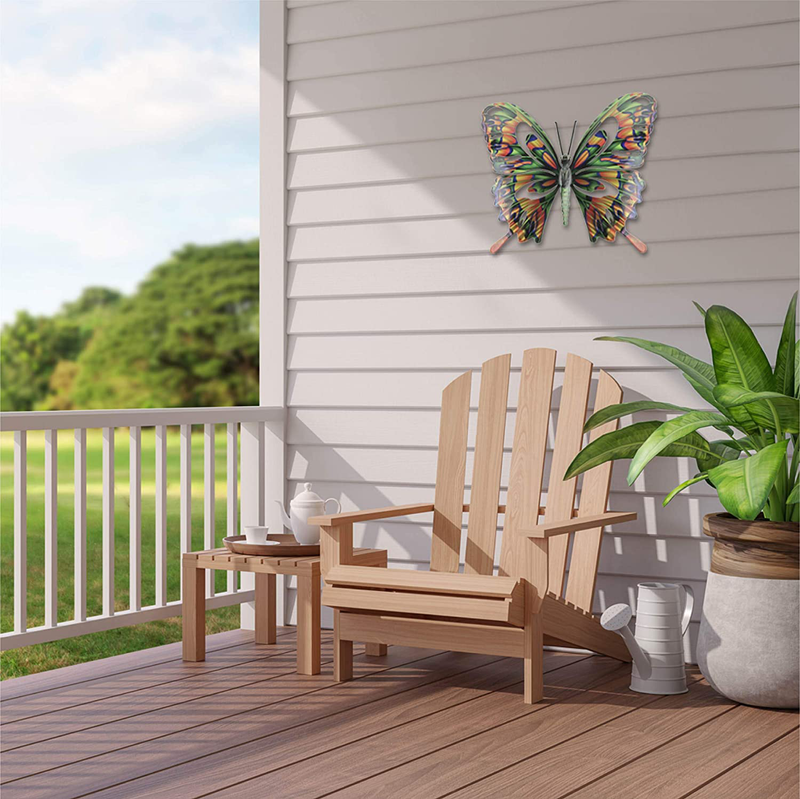 Next Innovations Wall Art Large Multi Colored Butterfly, Butterfly Wall Décor Home & Garden > Decor > Artwork > Sculptures & Statues Next Innovations   