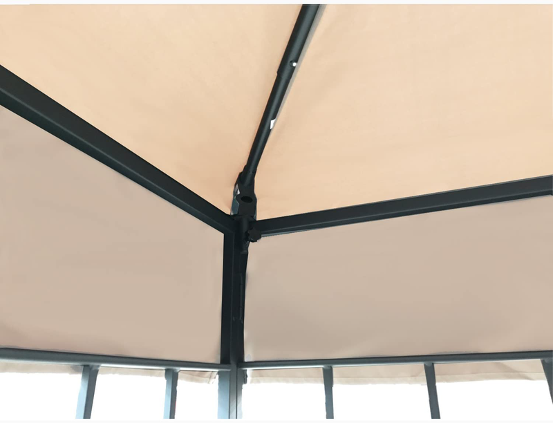 Garden Winds Replacement Canopy for The Garden Treasures Steel Finial Gazebo - Standard 350 - Beige