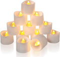 Homemory Battery Tea Lights with Timer, 6 Hours on and 18 Hours Off in 24 Hours Cycle Automatically, Pack of 12 Timing LED Candle Lights in Warm White Home & Garden > Decor > Home Fragrances > Candles Homemory 2-yellow  