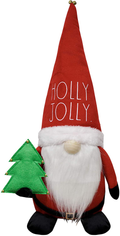 Rae Dunn Christmas Gnome Merry - 19 Inch Stuffed Plush Santa Figurine Doll with Felt Hat - Cute Ornaments and Holiday Decorations for Home Decor and Office Home & Garden > Decor > Seasonal & Holiday Decorations& Garden > Decor > Seasonal & Holiday Decorations Rae Dunn Red With Heart - Holly Jolly  