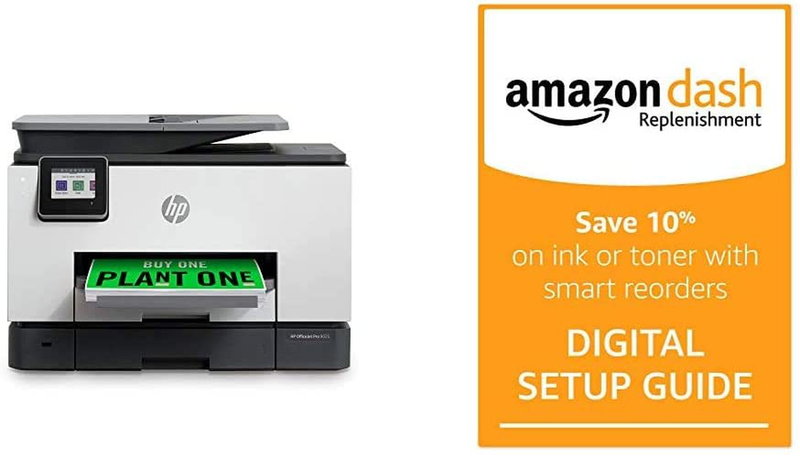 HP OfficeJet Pro 9015 All-in-One Wireless Printer, with Smart Home Office Productivity, HP Instant Ink, Works with Alexa (1KR42A) Electronics > Print, Copy, Scan & Fax > Printers, Copiers & Fax Machines HP 9025 - advanced Printer + Dash Replenishment 