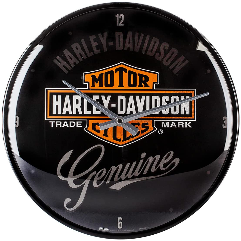 Nostalgic-Art 51082 Harley-Davidson - Genuine, Wall Clock 31cm Home & Garden > Decor > Clocks > Wall Clocks Nostalgic-Art   